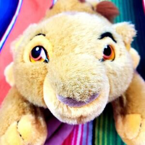 Vintage Lion King Pouncing Infant Simba Plush Toy Disneyland 90s Disney